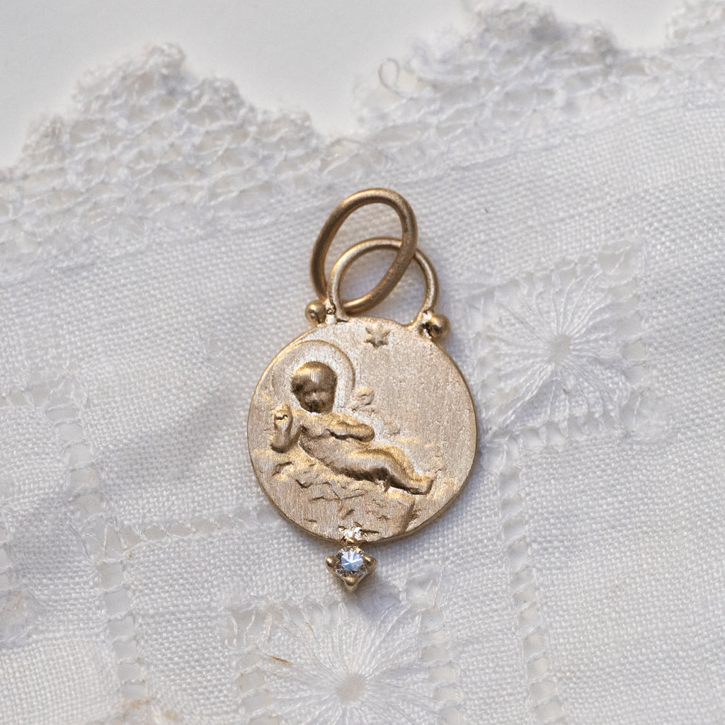Baby Jesus Pendant from France