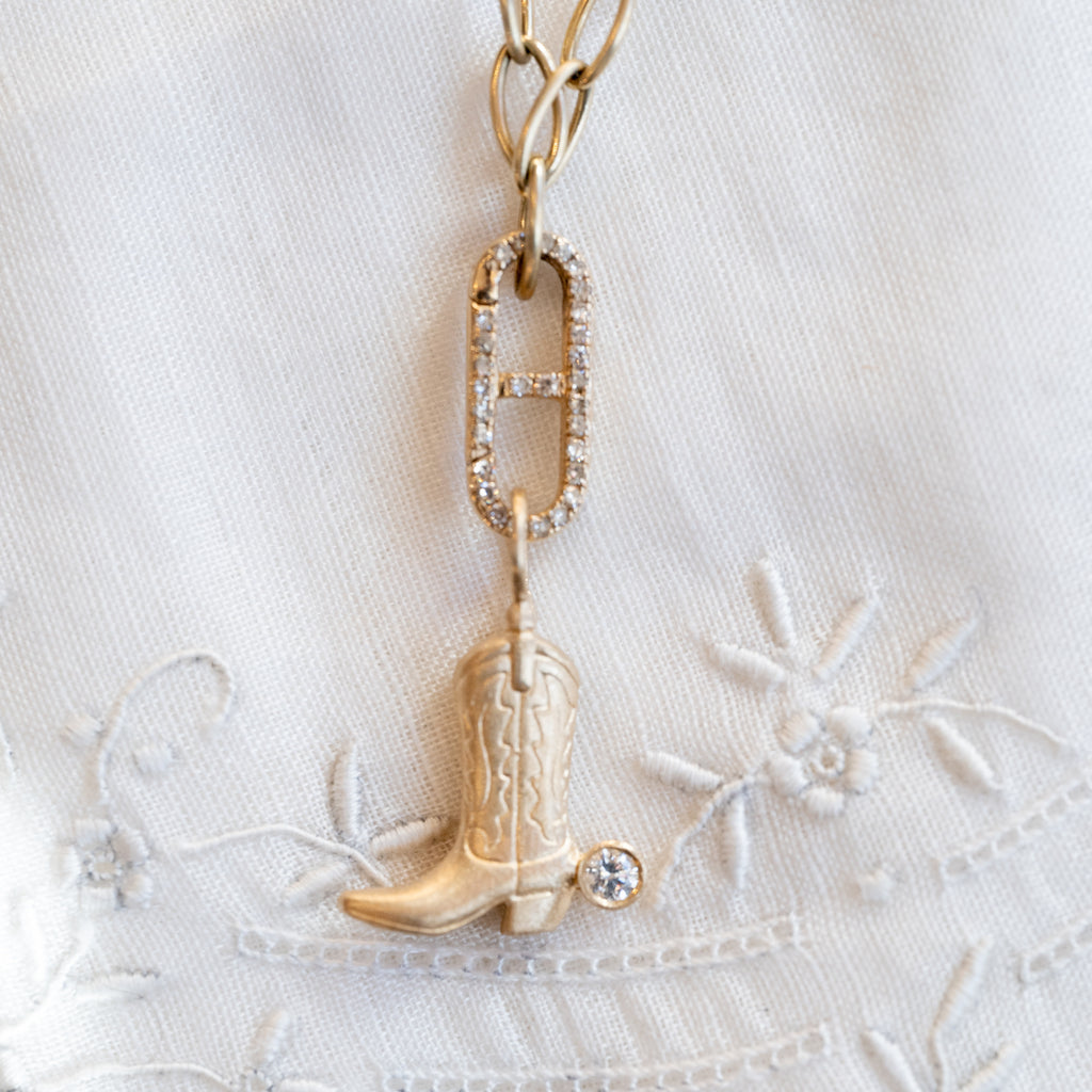 Cowboy Boot Pendant
