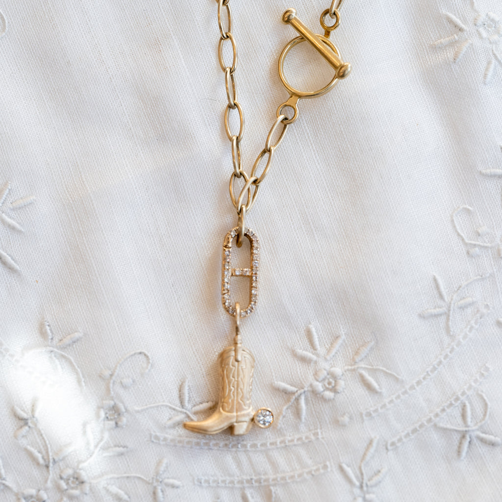 Cowboy Boot Pendant