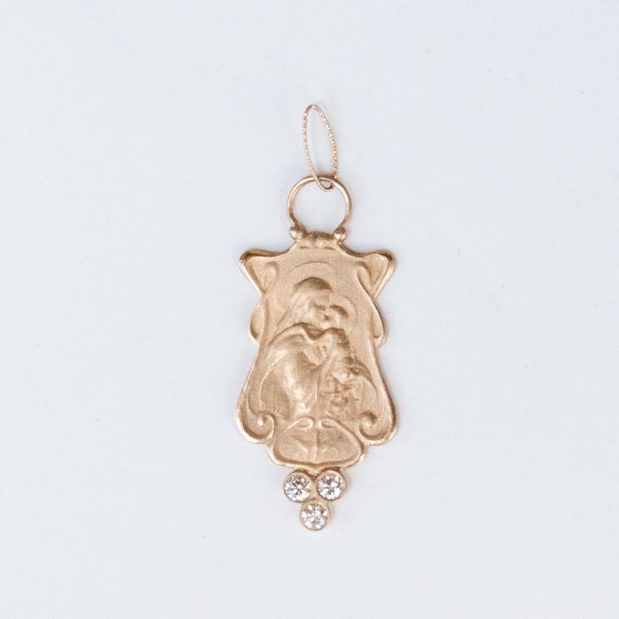 mother mary with child art nouveau - Joanie Schwarz